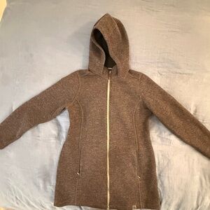 L.L. Bean "Wool Tek"  - Zip-up Hooded Coat